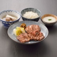 Beef tongue set meal