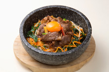 Stone grilled bibimbap