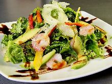 Shrimp and avocado salad