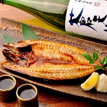 Lightly-dried mackerel