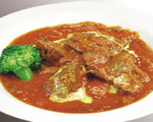 Simmered beef with tomato