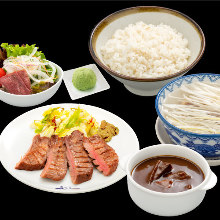 Beef tongue set meal