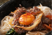 Stone grilled bibimbap