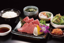 Premium yakiniku lunch set