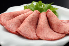 Premium grilled tongue seasoned with salt