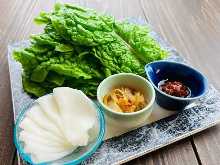 Sangchu (Korean stem lettuce)