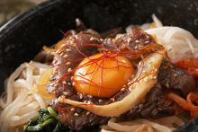 Stone grilled bibimbap