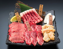 Assorted yakiniku, 4 kinds