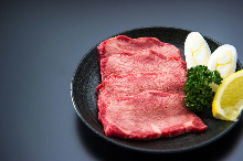 Premium grilled tongue seasoned with salt