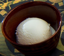 Vanilla ice cream