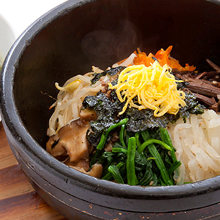 Stone grilled bibimbap