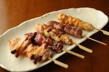 Assorted grilled skewers, 5 kinds