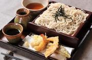 Tempura zaru buckwheat noodles