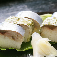 Mackerel sushi