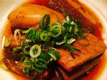 Simmered pork belly