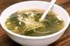 Wakame seaweed soup