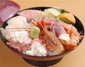 Seafood rice bowl