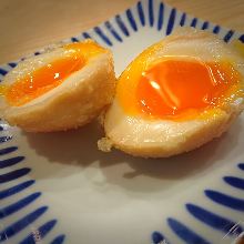 Soft boiled egg tempura