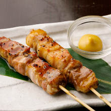 Pork rib skewer