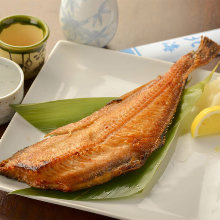 Grilled atka mackerel