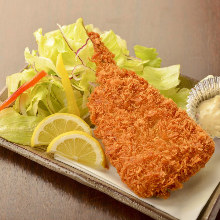 Deep-fried horse mackerel