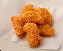 Deep-fried cheese