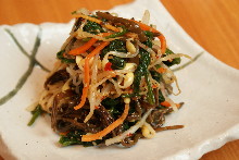 Namul (Korean seasoned vegetables or wild greens)