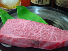 Wagyu beef steak