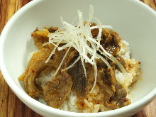 Beef rice bowl