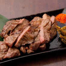 Grilled beef tongue