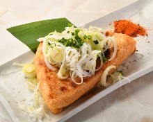 Jogisan triangle thin slice deep-fried tofu