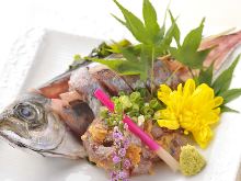 Horse mackerel Namero (chopped horse mackerel with miso)