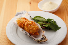 Deep-fried oysters