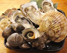 Grilled shellfish