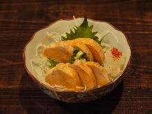 Monkfish liver with ponzu