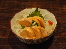 Monkfish liver with ponzu