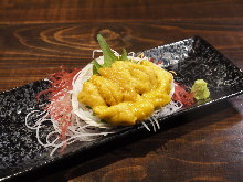 Raw sea urchin