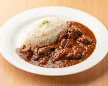 Beef tongue curry