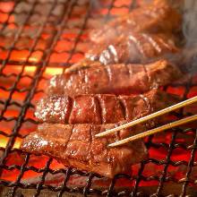 Grilled beef tongue