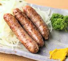 Charcoal Grilled Beef Tongue Sausage (Plain or Sendai Miso)