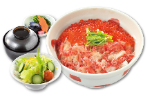 Salmon roe rice bowl