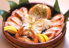 Boiled crab