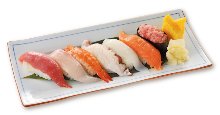 Assorted nigiri sushi, 7 kinds