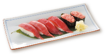 Tuna sushi platter