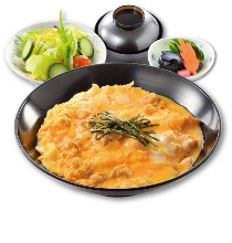 "Oyako" chicken and egg rice bowl