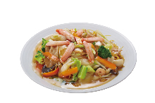 Ankake yakisoba / Crispy yakisoba