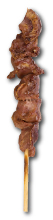 Grilled gizzard skewer