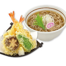 Buckwheat noodles with tempura