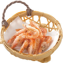 Fried prawns