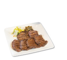 Grilled beef tongue